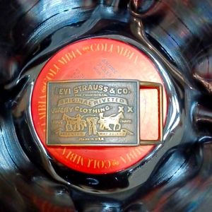 Levi Strauss Brass Belt Buckle Vintage